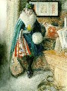 Carl Larsson fosterdottern-anna-maria Spain oil painting artist